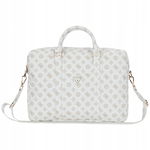 Guess 4G Peony Front Torba na notebooka 16" (biały)
