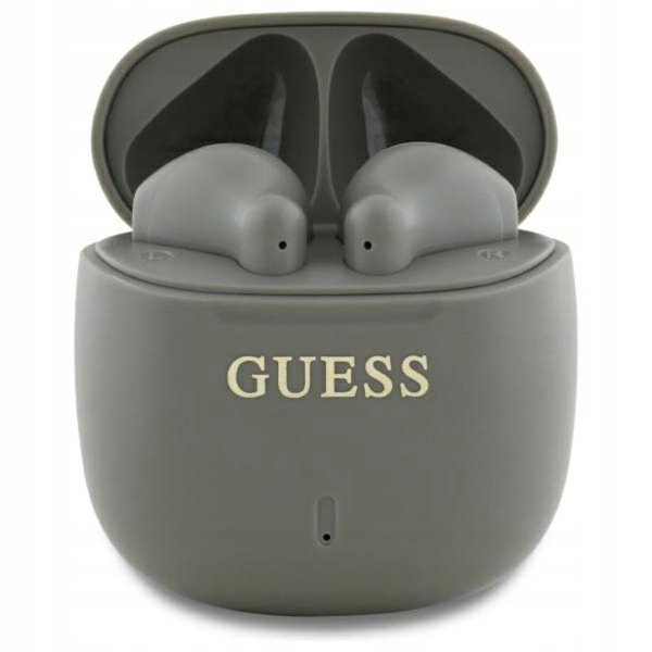 Guess - Słuchawki Bluetooth TWS + etui ładujące (szary)