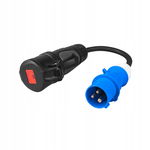 Green Cell - Przejściówka Adapter Siłowy Niebieski CEE 16A 230V 3P