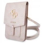Guess 4G Big Metal Logo Phone Bag - Torba z przegrodą na smartfona (różowy)