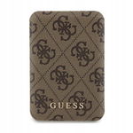 Guess 4G Leather Metal Logo MagSafe - Power Bank indukcyjny 5000 mAh 15W Ma