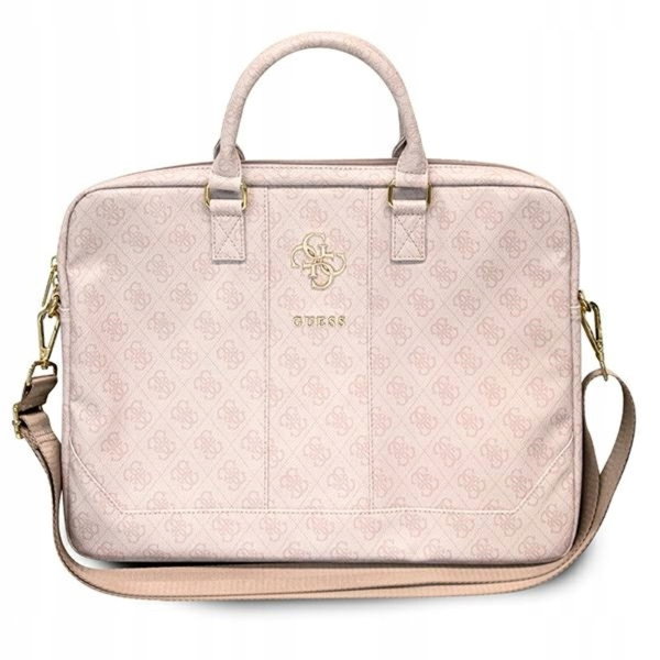 Guess 4G Big Metal Logo Computer Bag Torba na notebooka 15" / 16" (różowy)