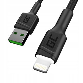 Green Cell Ray Kabel Przewód USB Lightning 200cm z białym podświetleniem LE