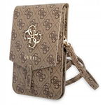 Guess 4G Big Metal Logo Phone Bag Torba z przegrodą na smartfona (brązowy)