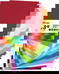 Papier kolorowy 49 arkuszy A4 300 g/m² Papier Techniczny Blok Gruby