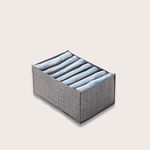 Estaky Organizer Ubrań do Szuflad Szary 35 x 23.5 x 18 cm