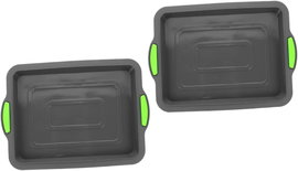 DOITOOL Zestaw Nieprzywierających Blach do Pieczenia Szare 2 sztuki