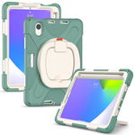 Etui na Tablet iPad Mini 6 z Obrotową Podstawką Pancerne Zielone