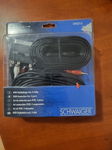 Schwaiger Zestaw do podłączenia DVD RCA 15m scart