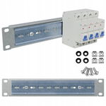 Panel Dystrybucji Napięć RACK 10" 1U//0/11xS DIN TS35/TH35 Ocynk Stalflex