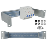Panel Dystrybucji Napięć RACK 10" 1U/110/11xS DIN TS35/TH35 Ocynk Stalflex
