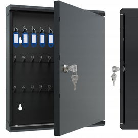 Szafka na Klucze Metalowa Skrzynka 60 Haczyków Kasetka na Klucze Zamykana