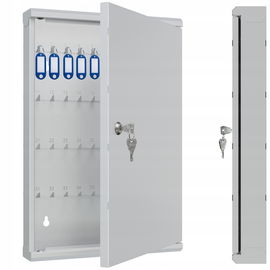 Szafka na Klucze Metalowa Skrzynka 80 Haczyków Kasetka na Klucze Zamykana