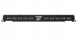 Panel LED RACK Professional 1U 19" czarny StalFlex
