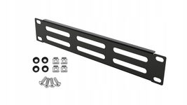 Panel Wentylacyjny Maskownica RACK 1U 10" Czarny Stalflex