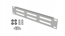 Panel Wentylacyjny Maskownica RACK 1U 10" Szary Stalflex
