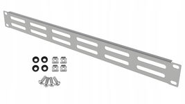 Panel Wentylacyjny Maskownica RACK 1U 19" Szary Stalflex