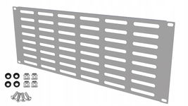Panel Wentylacyjny Maskownica RACK 4U 19" Szary Stalflex