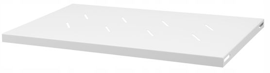 Półka RACK czteropunktowa stała 1U 19" 490x335 mm szara StalFlex