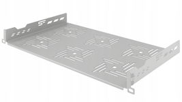 Półka RACK Professional stała 1U 19" 270 mm szara StalFlex