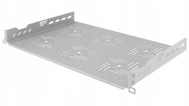Półka RACK Professional stała 1U 19" 300 mm szara StalFlex