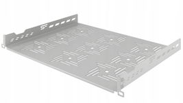 Półka RACK Professional stała 1U 19" 350 mm szara StalFlex