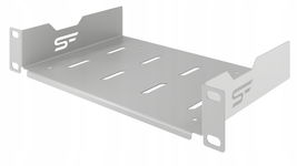 Półka RACK Standard stała 1U 10" 150 mm szara StalFlex