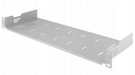 Półka RACK Standard stała 1U 19" 170 mm szara StalFlex