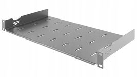 Półka RACK Standard stała 1U 19" 250 mm ocynk gruba blacha StalFlex