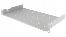 Półka RACK Standard stała 1U 19" 250 mm szara StalFlex