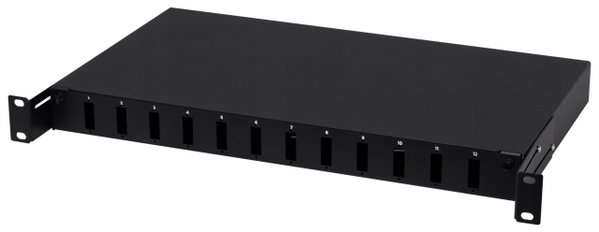 Przełącznica światłowodowa 19'' 1U 12xSC Duplex