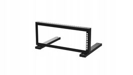 Stojak RACK 19" 3U, Czarny Statyw Rack Stalflex