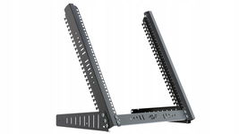 Stojak regulowany RACK 19" 12U, Czarny Statyw rama Rack Stalflex