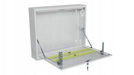 Szafa obudowa na rejestrator CCTV RACK StalFlex Pionowa 19" 2U 130mm szara