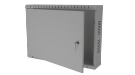 Szafa RACK 19" wisząca CCTV DVR Stalflex 19'' 2 120 mm szara regulowana