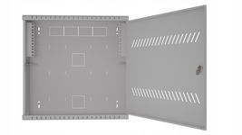 Szafa rack wisząca CCTV Stalflex 19'' 3U + 4U 180 mm szara