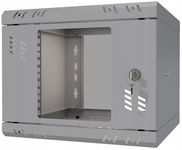 Szafa Serwerowa Wisząca RACK 10" 4U 300mm Drzwi z Szybą Szara Stalflex