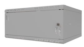 Szafa Serwerowa Wisząca RACK 19" 4U 450mm Metalowe Drzwi Szara Stalflex