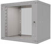 Szafa Serwerowa Wisząca RACK 19" 9U 400mm Szklane Drzwi Szara Stalflex