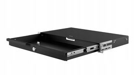 Szuflada Rack StalFlex 19" 1U/270 mm czarna