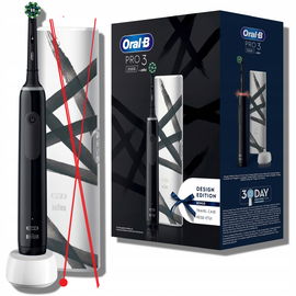 Szczoteczka elektryczna Oral-B Pro 3 3500 Design Edition czarna