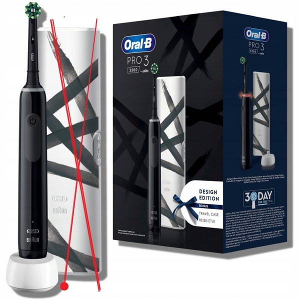 Szczoteczka elektryczna Oral-B Pro 3 3500 Design Edition czarna