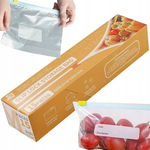 Torebki Foliowe Strunowe Z Suwakiem Etykietą Szczelne 15 Szt 25X15X+5Cm