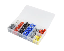 Tulejki Końcowki Przewodów Konektory Kablowe Tulejek Końcówek 1200 Sztuk