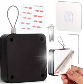 Samozamykacz Do Drzwi Samoprzylepny Czarny