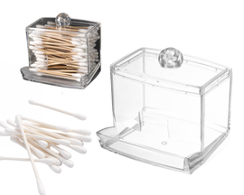 Pojemnik Łazienkowy Organizer Na Patyczki Kosmetyczne Higieniczne Do Uszu