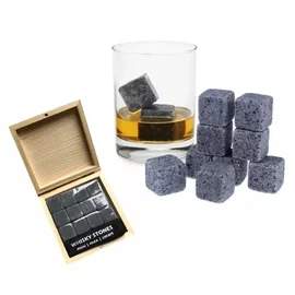 Kamienie Lodowe Kostki Do Drinków Whisky W Pudełku 12 Szt