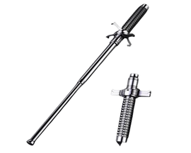 Pałka Teleskopowa Hartowana Stalowa Młotek Do Szyb 24-67Cm Etui