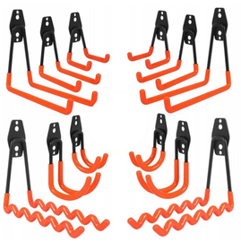 Wieszak Metal 12 Szt Wieszaki Haki Do Garażu Zestaw