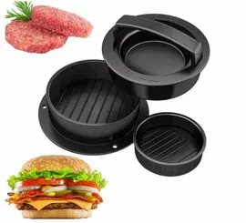 Prasa Forma Do Hamburgerów Burgerów Kotletów 3W1 12 Cm